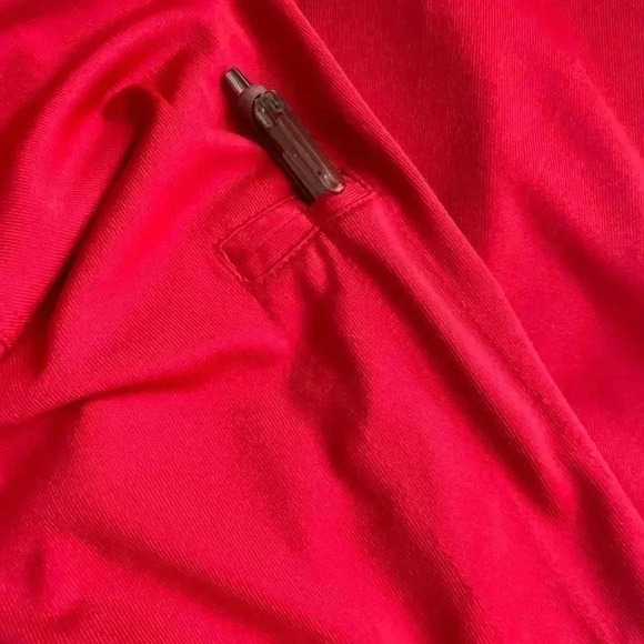 5.11 Tactical Performance Polo Men’s Large Red Short Sleeve Moisture Wicking - Picture 7 of 8